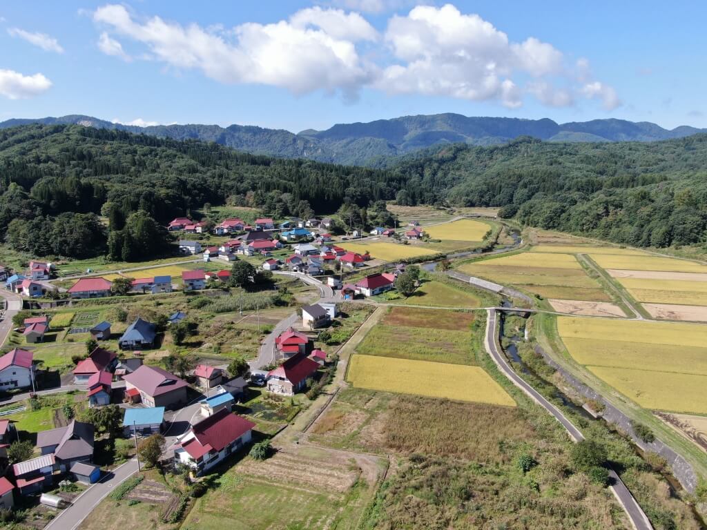 福島県昭和村の大芦地区